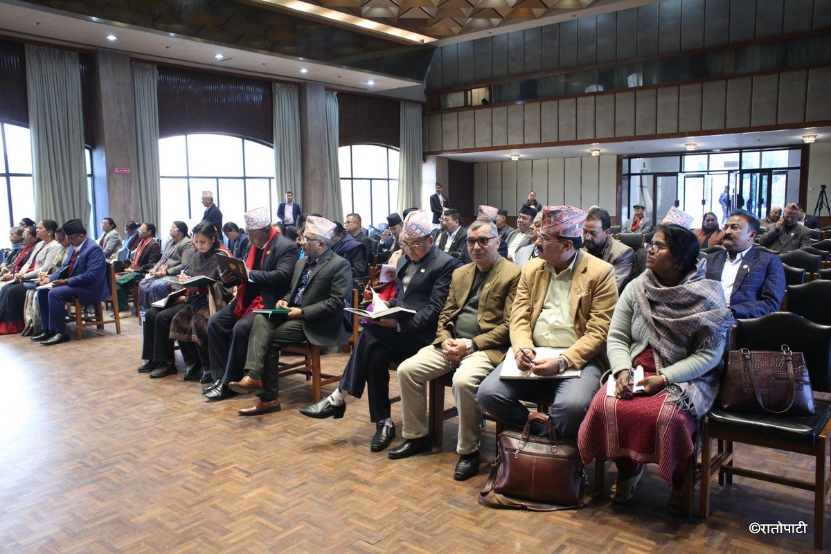 CPN UML parliamentary party meeting.-1006