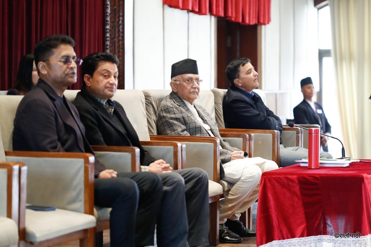 CPN UML parliamentary party meeting.-1010