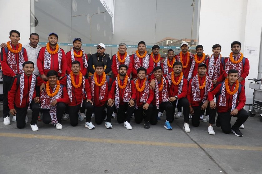 स्वदेश फर्कियो नेपाली यु—१९ राष्ट्रिय क्रिकेट टोली
