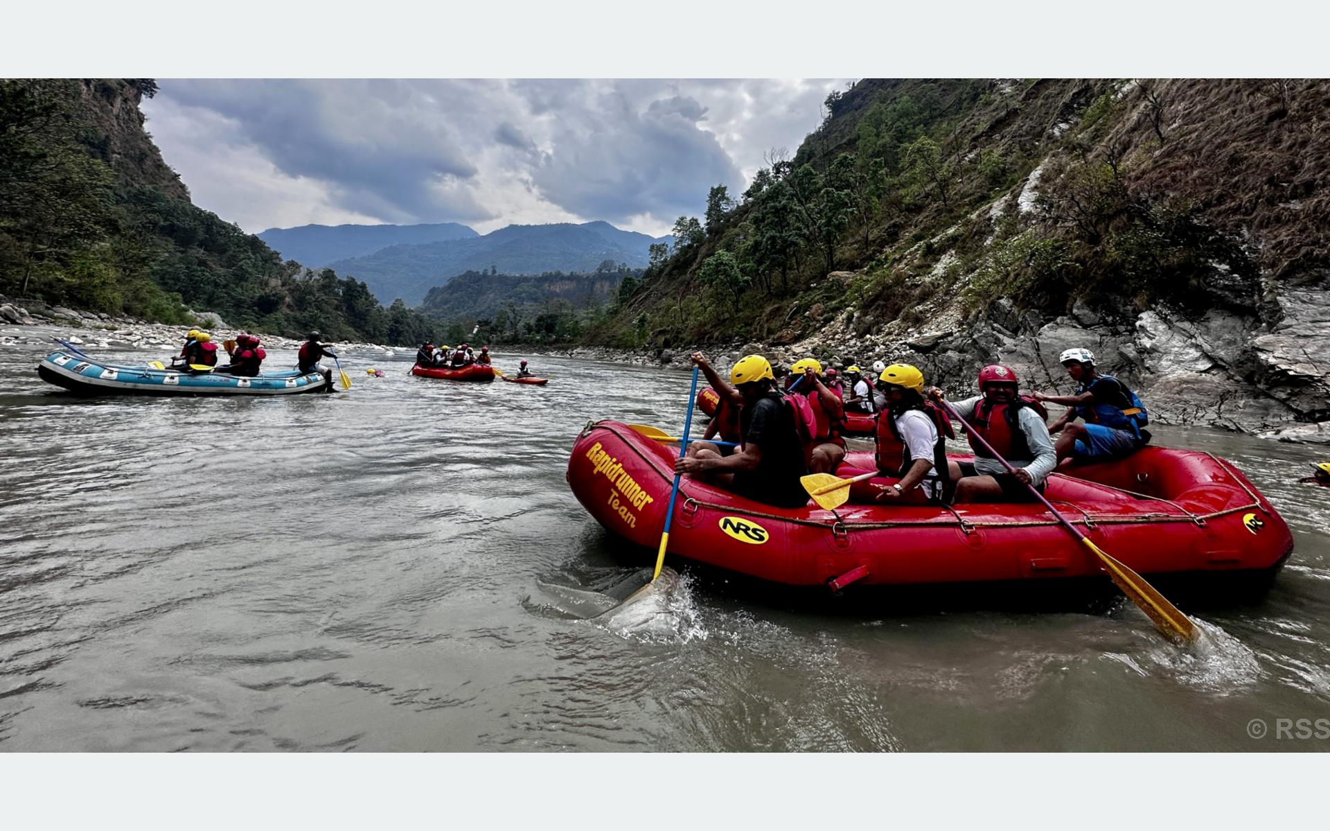 कालीगण्डकीमा ‘र्‍याफ्टिङ’ सञ्चालन