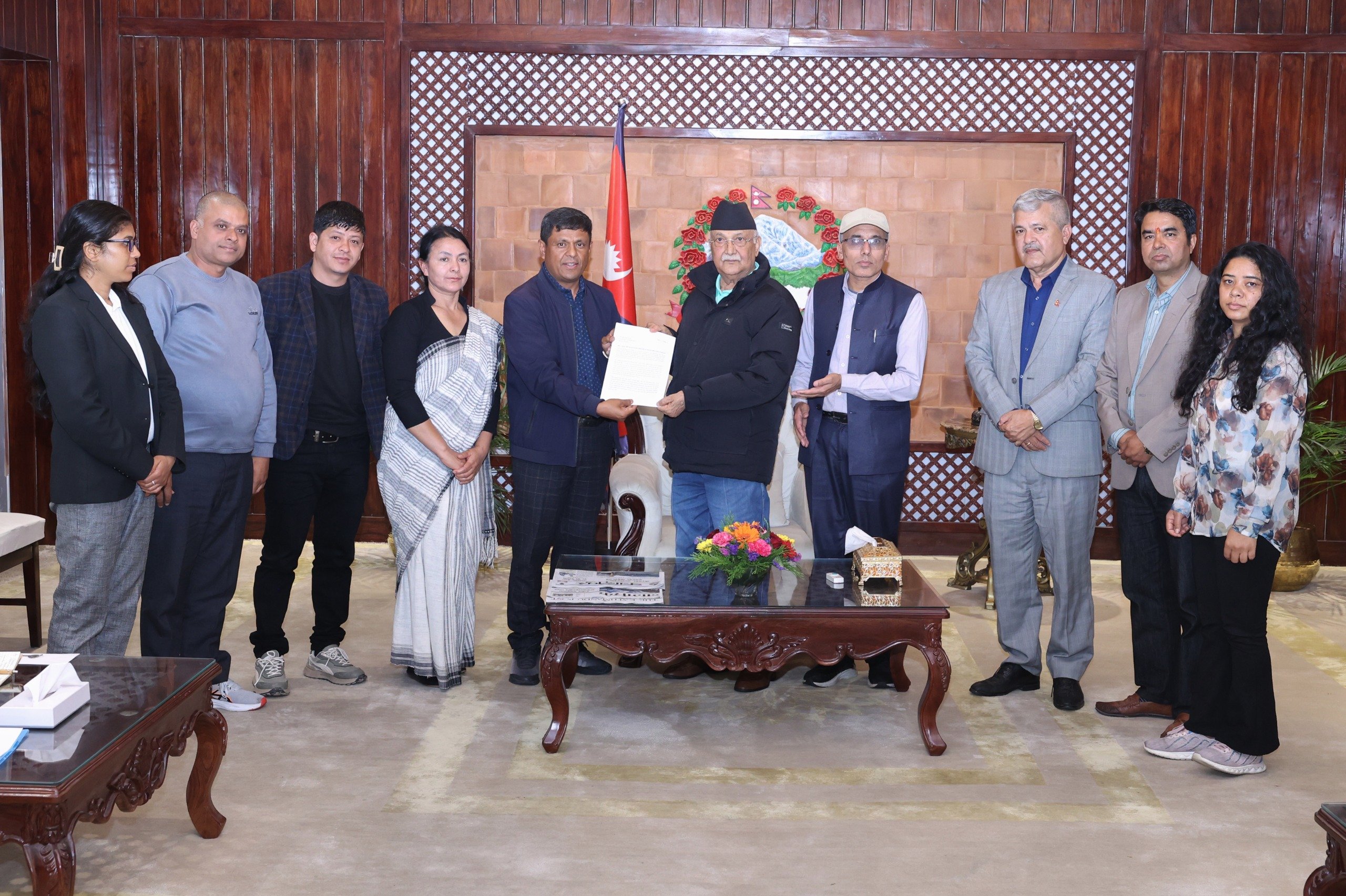 प्रधानमन्त्रीसँग द्वन्द्वपीडितका विभिन्न संस्थाका प्रतिनिधिको ध्यानाकर्षण