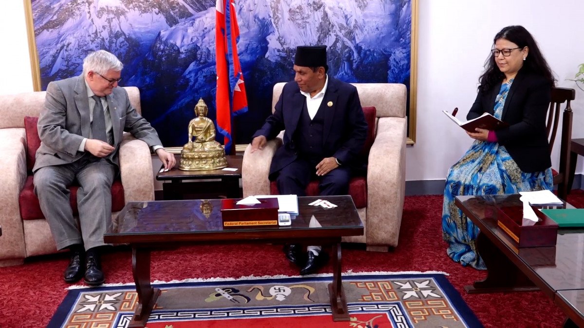   राष्ट्रिय सभा अध्यक्ष दाहाल र इजरायली राजदूतबिच शिष्टाचार भेट