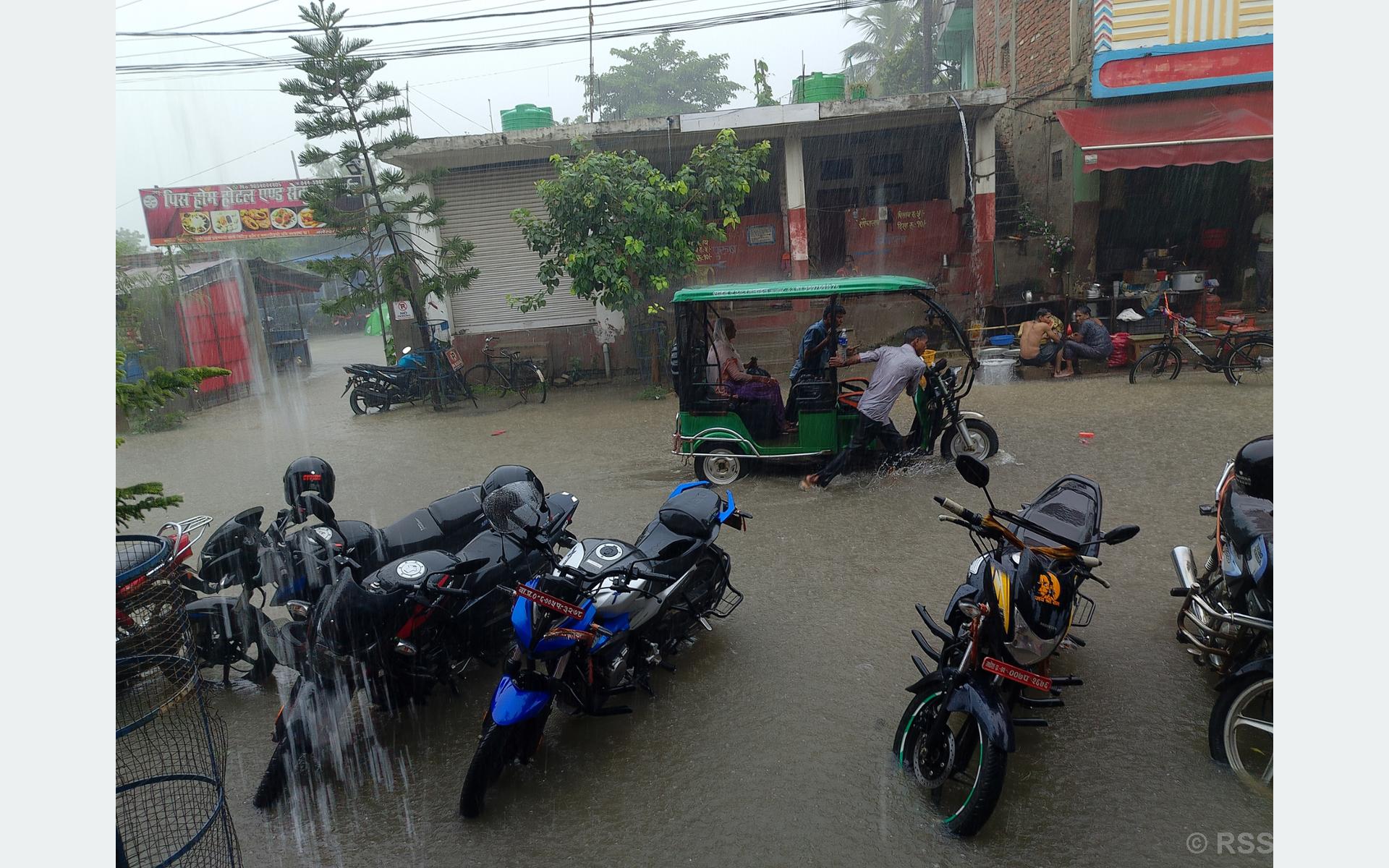 Heavy Rainfall Submerges Jaleshwor Municipality