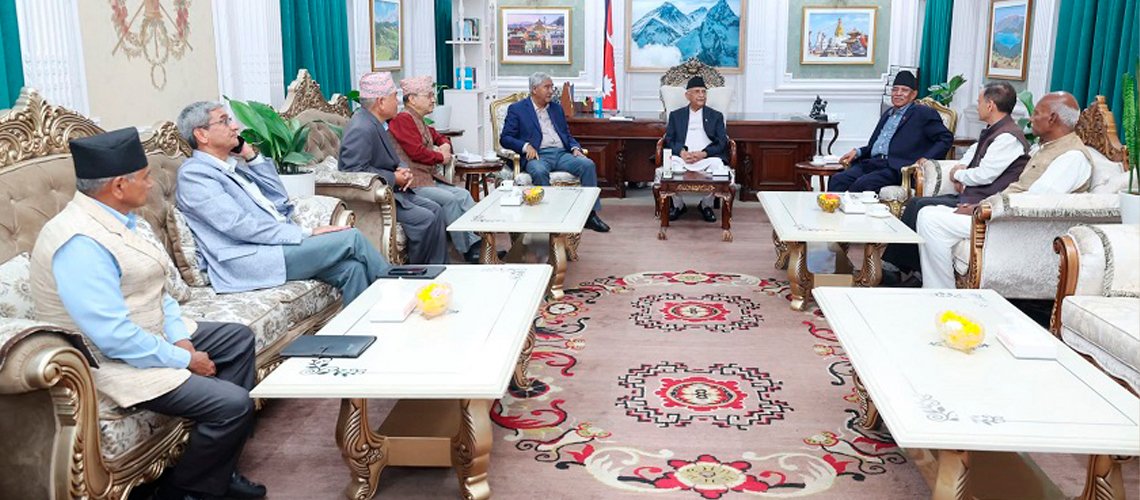 संसद्को अवरोध खोल्न बसेको तीन दलको बैठकमा जुटेन सहमति