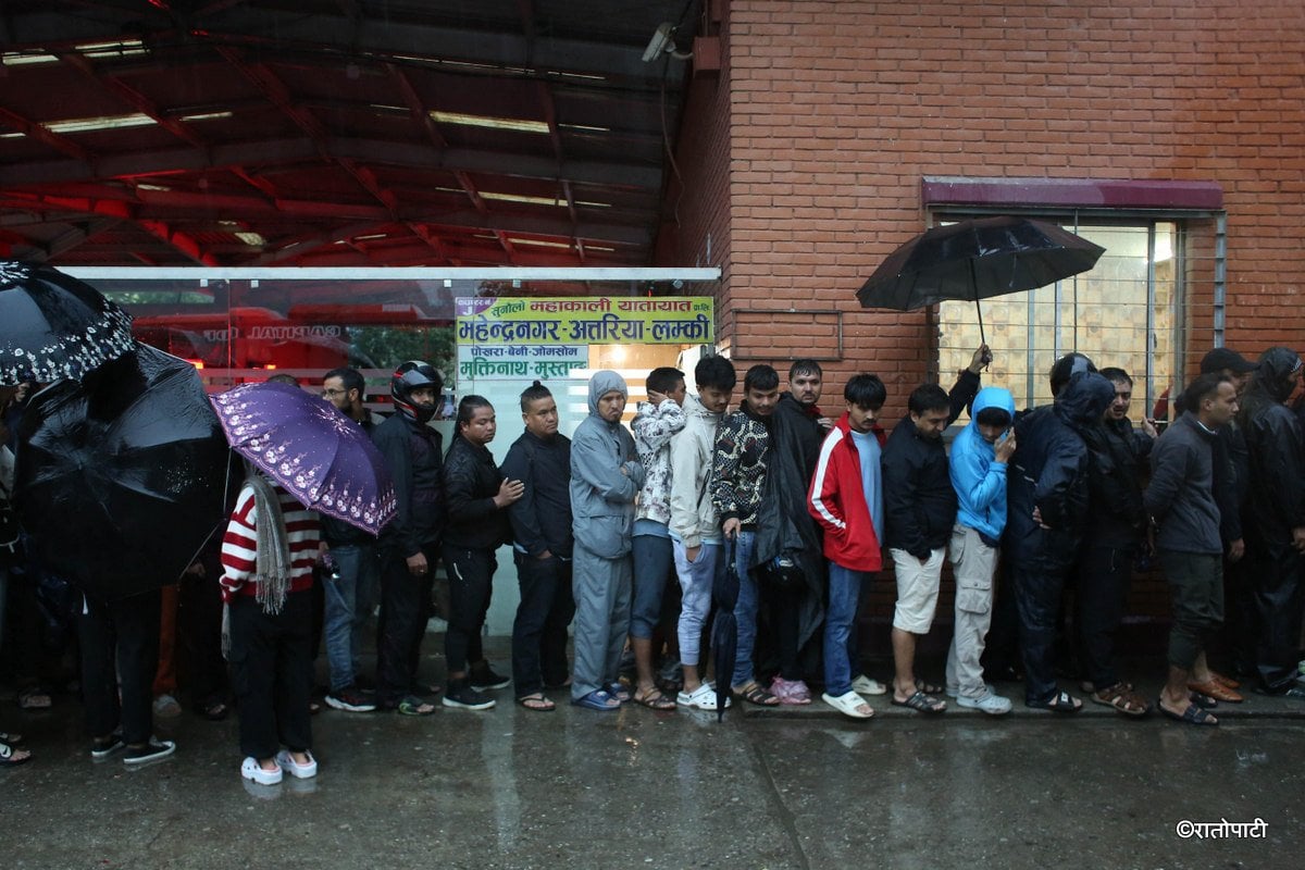 dashain ticket line (8)