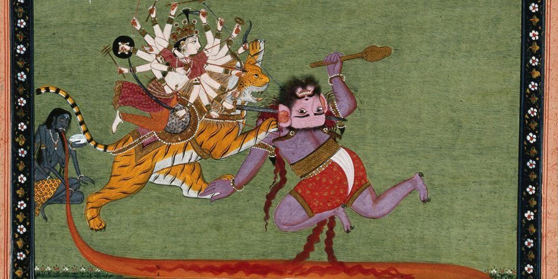महिषासुर मर्दिनी र कला पक्ष : देवीका कति हात, कति हतियार ?