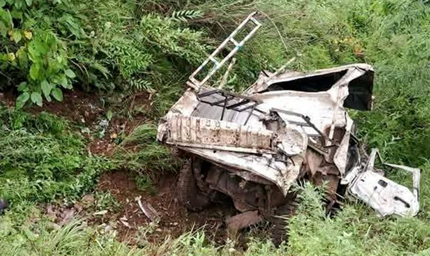   एउटै जिप चार महिनाको अवधिमा दोस्रो पटक दुर्घटना, झन् ठुलो क्षति