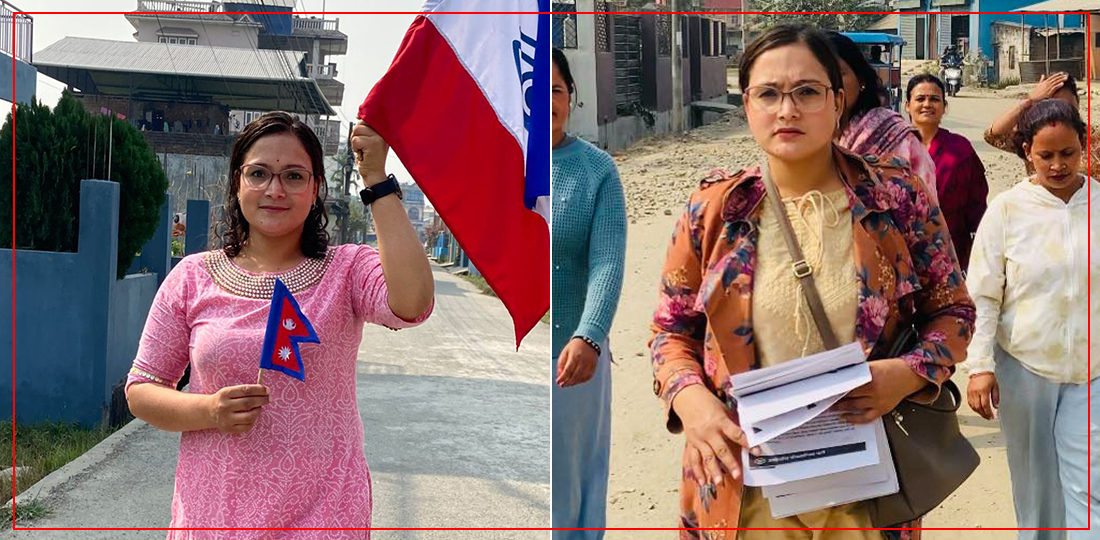 ताजिना विष्टको सादगीपूर्ण चुनावी अभियान