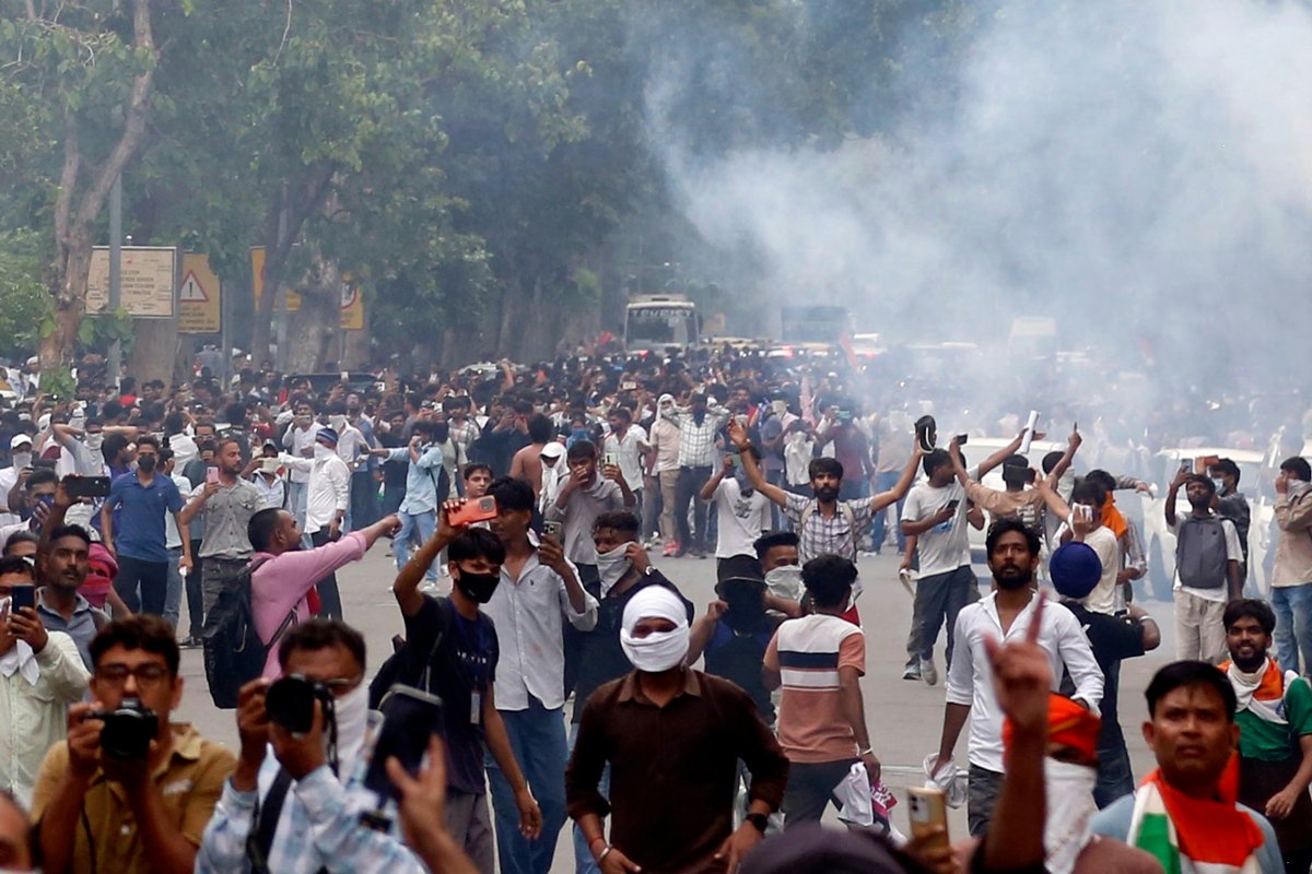 Delhi-Protest