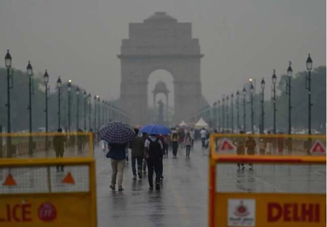 दिल्लीमा आज आँधीसहितको वर्षा हुने, 'एलो अलर्ट' जारी