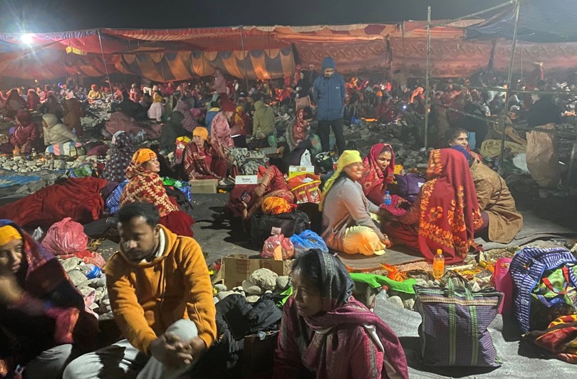   देवघाटधाममा शतबीज छर्ने घुइँचो