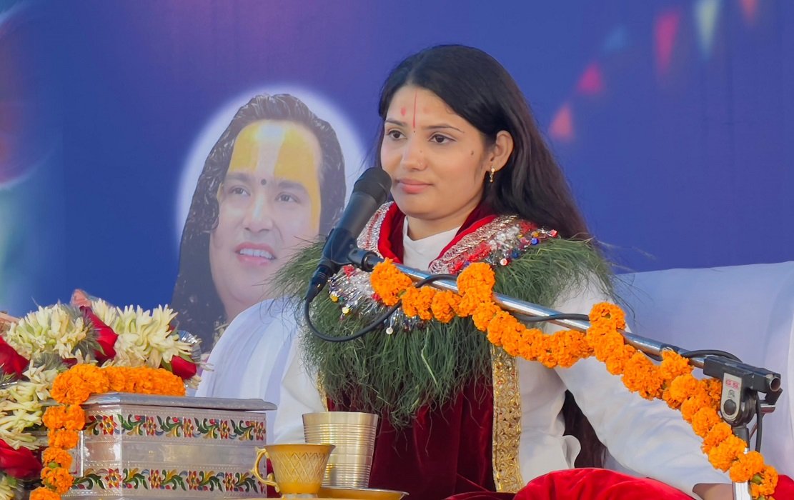 देवघाट महामहोत्सव : देवी प्रतिभा फर्किइन्, अनुराधाले सुरु गरिन् कथा वाचन