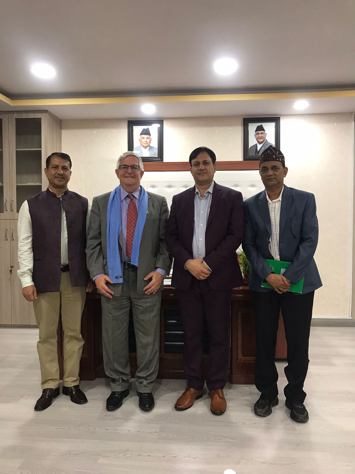 DG kamal bhattrai and Ambassador Bass