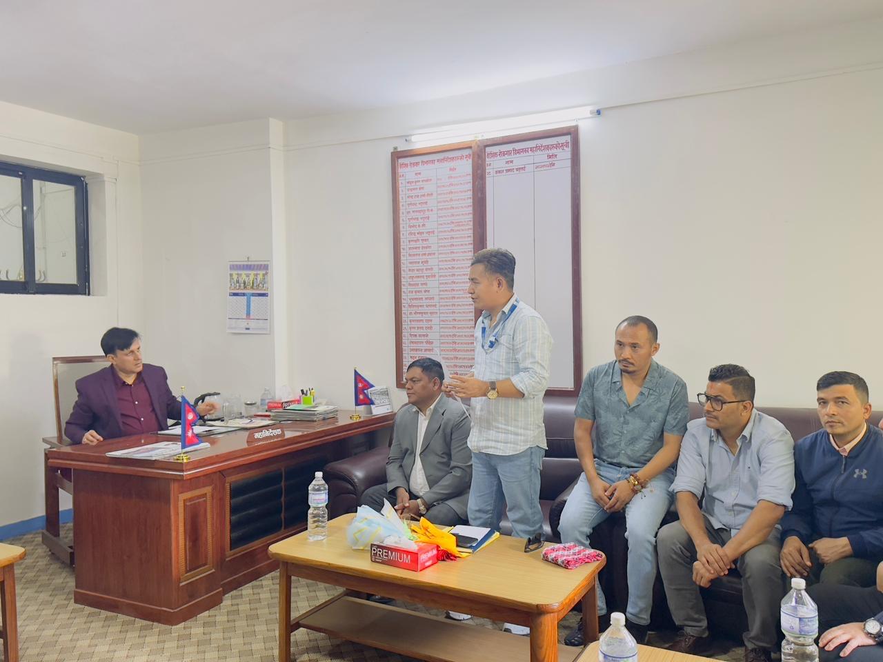   वैदेशिक रोजगार विभागका महानिर्देशकलाई गणतान्त्रिक मञ्चको ध्यानाकर्षण