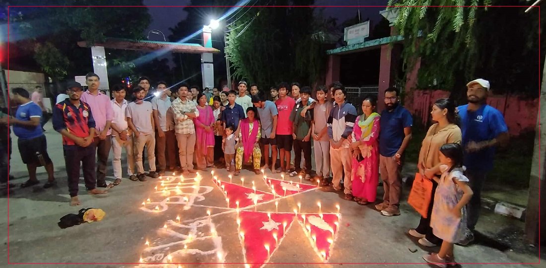   जेनजी आन्दोलनका सहिदहरूको सम्झनामा दीप प्रज्वलन