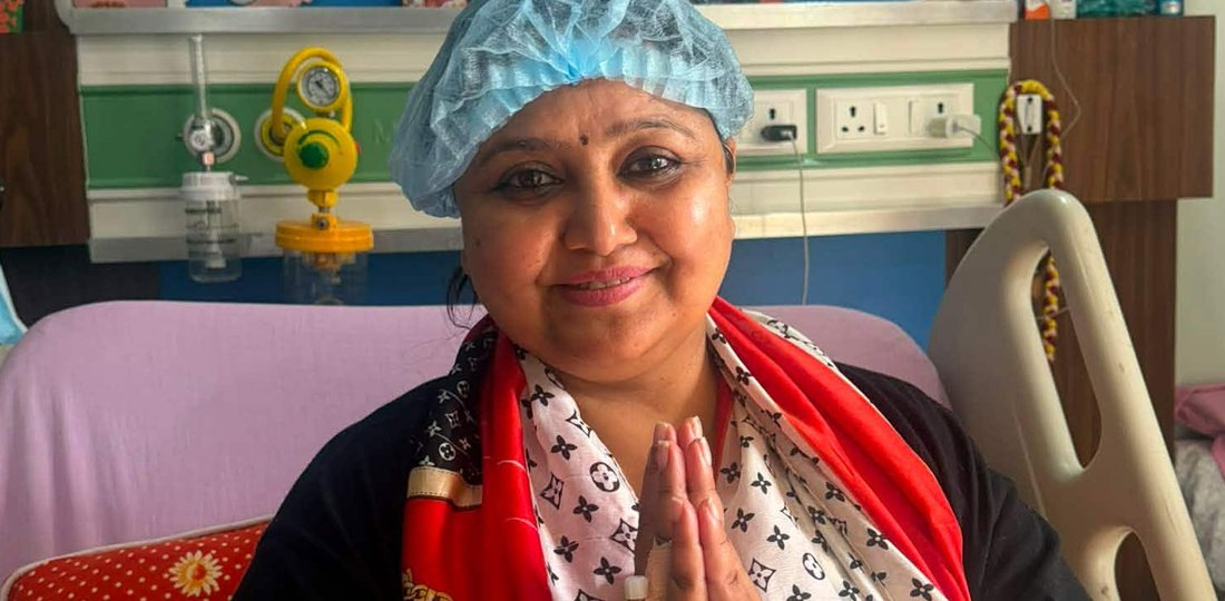 अभिनेत्री दीपाश्री निरौला डिस्चार्ज