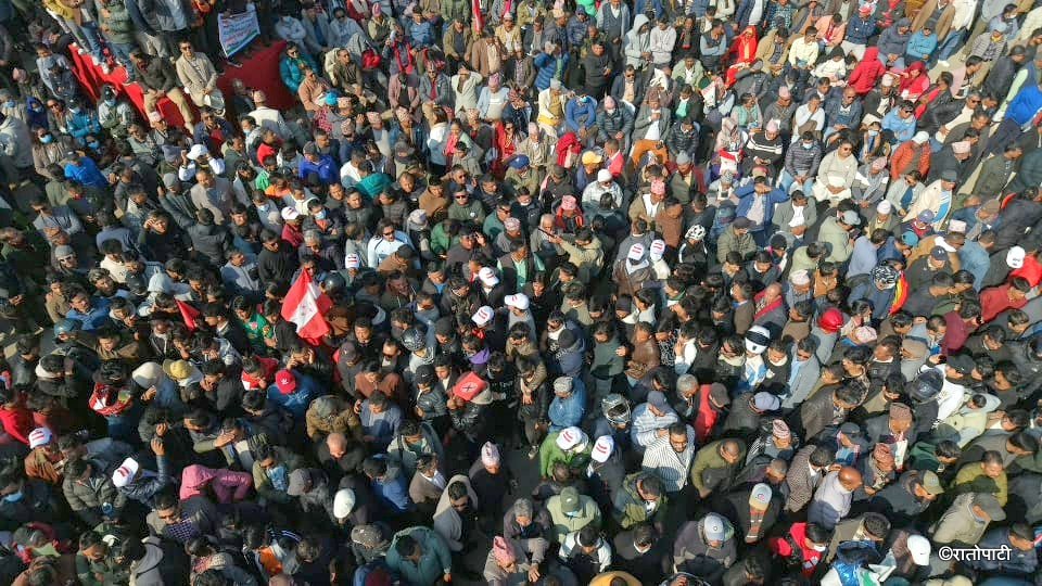 Drone shots of congress mahadhibesan_NPL (4)