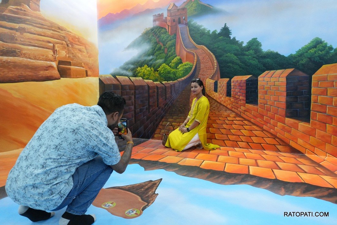 थ्रिडी कला संग्रहालय: जहाँ कलासँगै रमाइलो र प्रकृति भेटिन्छ (तस्बिरहरू)