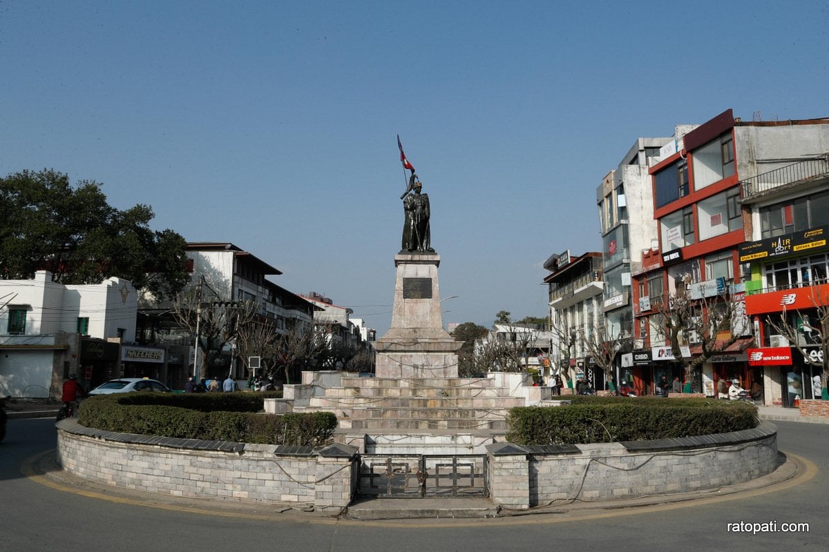 Durbar Marg, Footpath expansion (10)