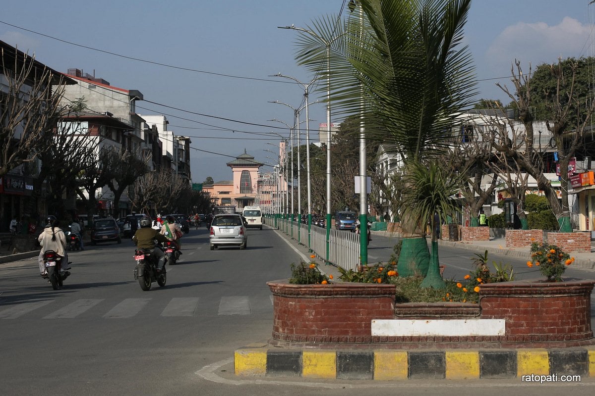 Durbar Marg, Footpath expansion (12)