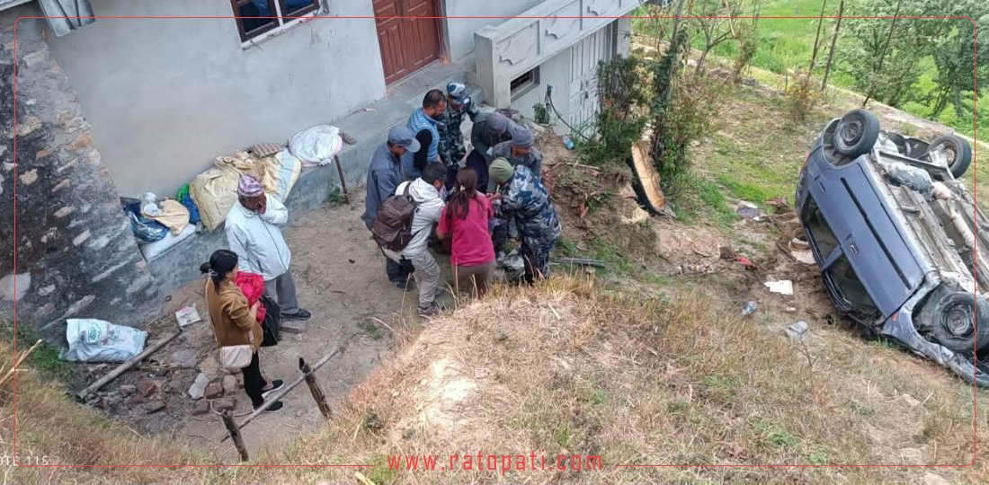   भक्तपुर दुर्घटना : कारमा सवार ३ जनाको उपचारको क्रममा मृत्यु