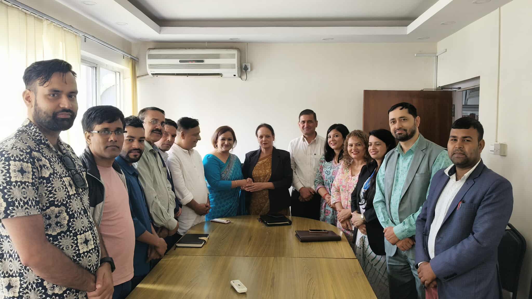   नेपाल पत्रकार महासङ्घ र सञ्चार मन्त्रालयबिच ४ बुँदे सहमति
