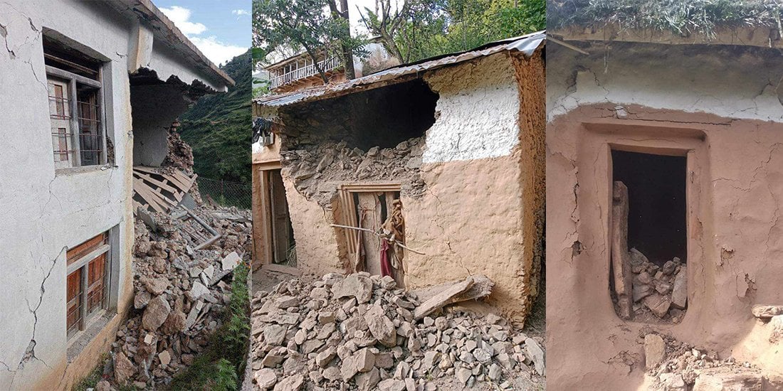बझाङको चैनपुर केन्द्रविन्दु भएर फेरि भूकम्प