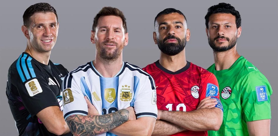 Argentina vs. Egypt in FIFA World Cup Round of 16