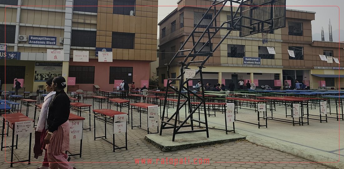 लुम्बिनीमा मतदान तथा मतगणनास्थल निर्माण अन्तिम चरणमा