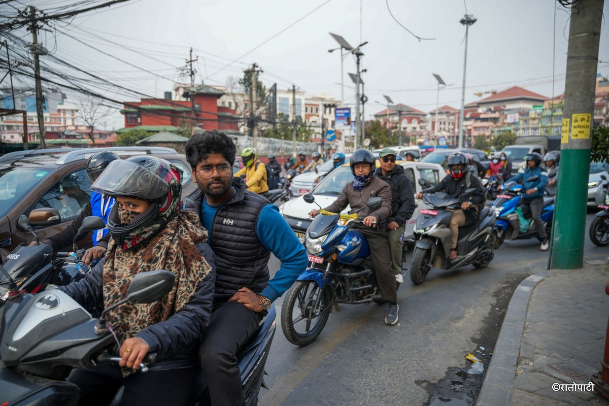 Election police on Duty Kathmandu traffic (10)