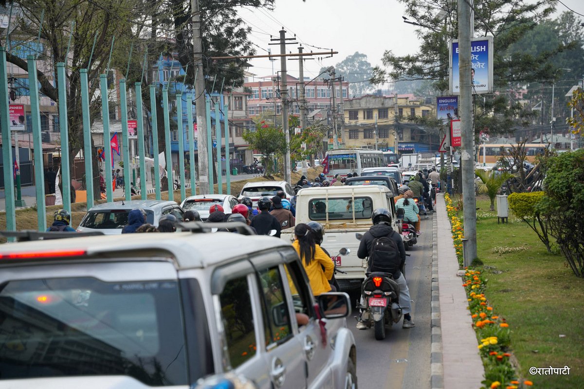 Election police on Duty Kathmandu traffic (13)