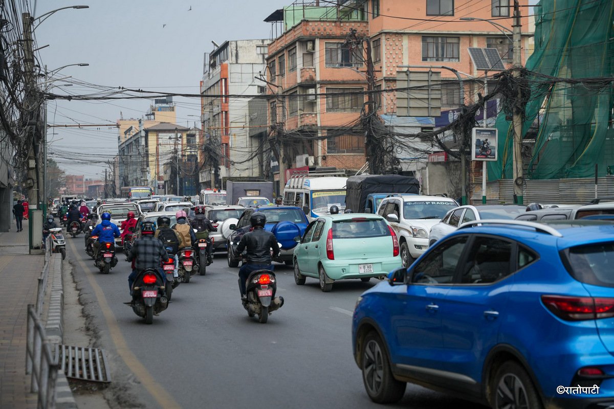 Election police on Duty Kathmandu traffic (4)
