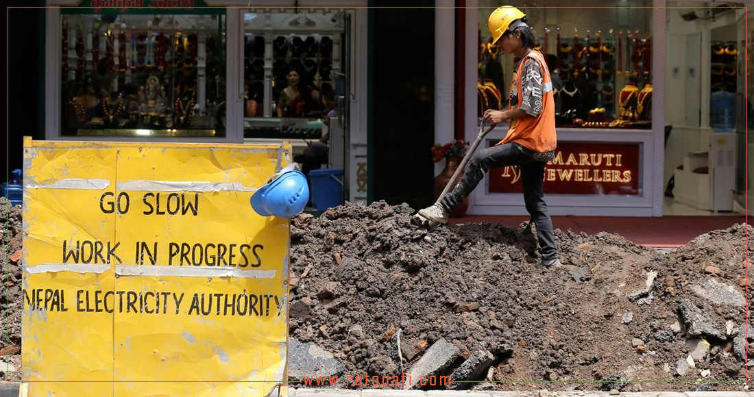 Nepal Electricity Authority's Underground Wiring Project Nears Completion