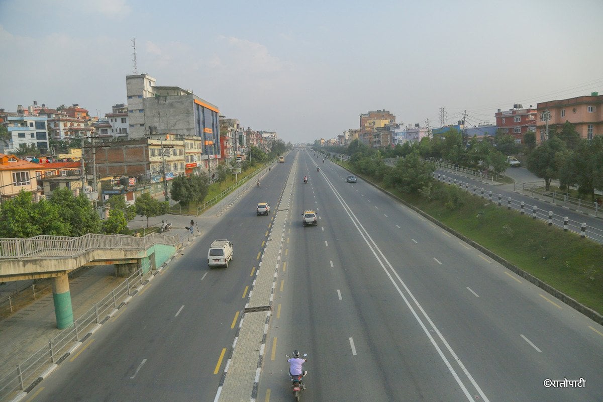 Empty Road during Tihar and Vintuna_NPL  (5)