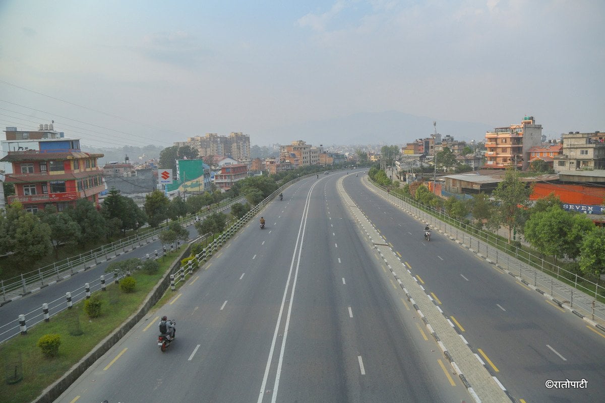 Empty Road during Tihar and Vintuna_NPL  (6)