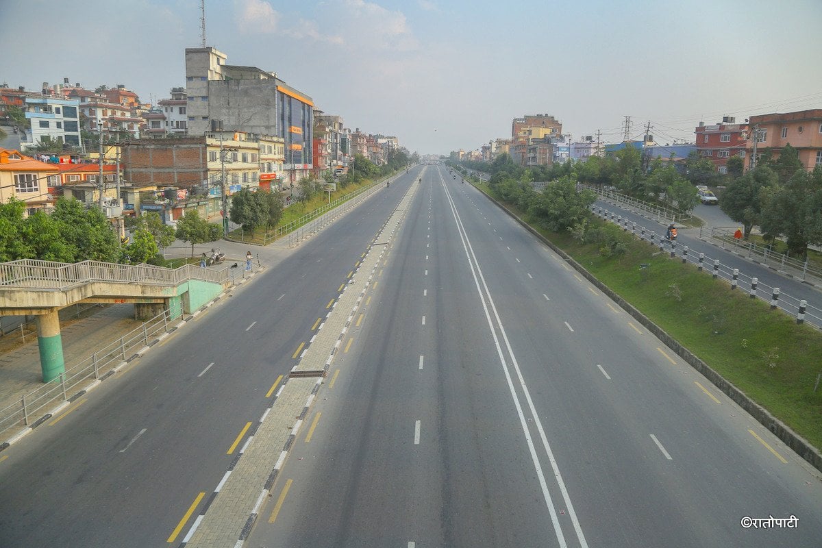 Empty Road during Tihar and Vintuna_NPL  (7)