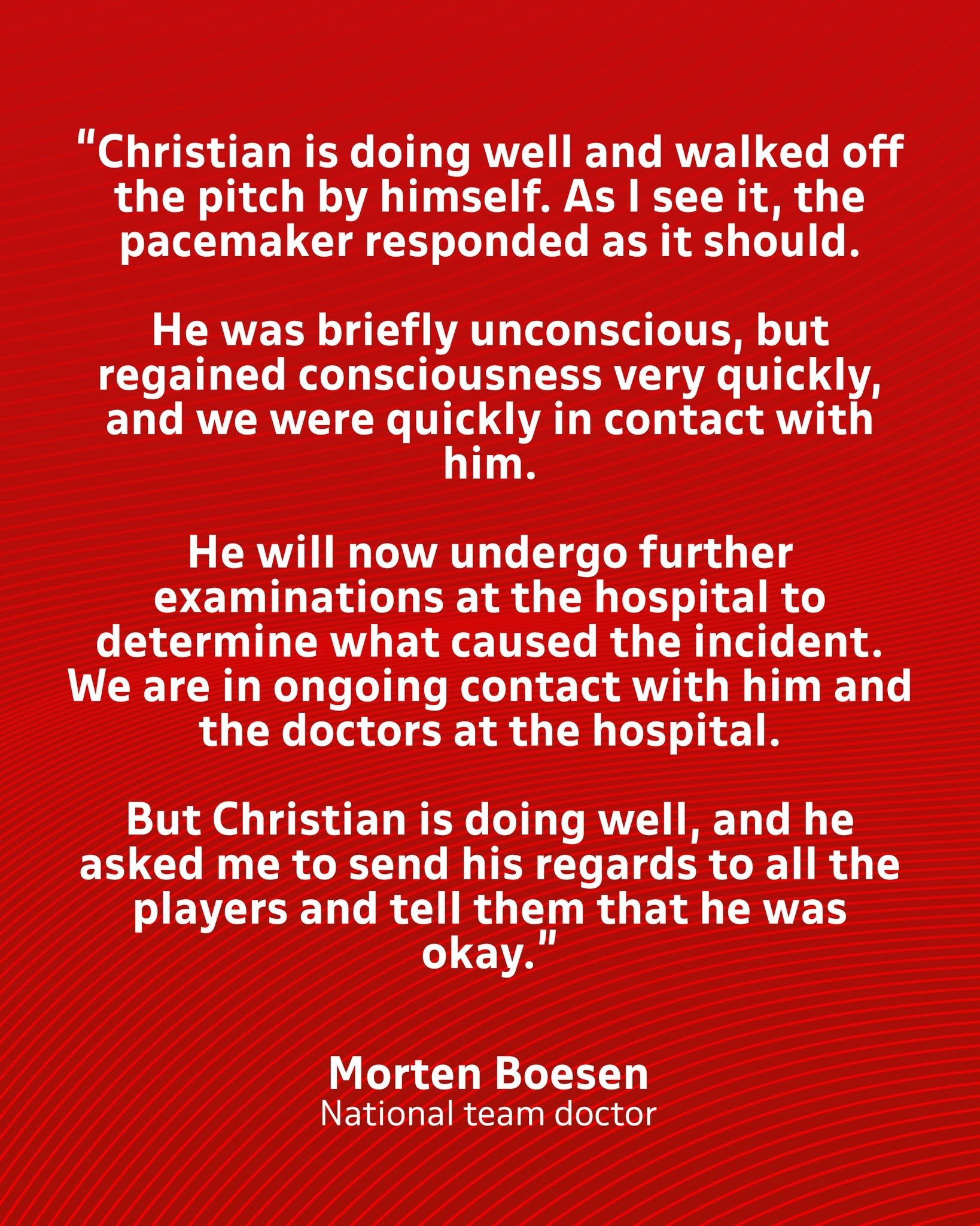 Eriksen update