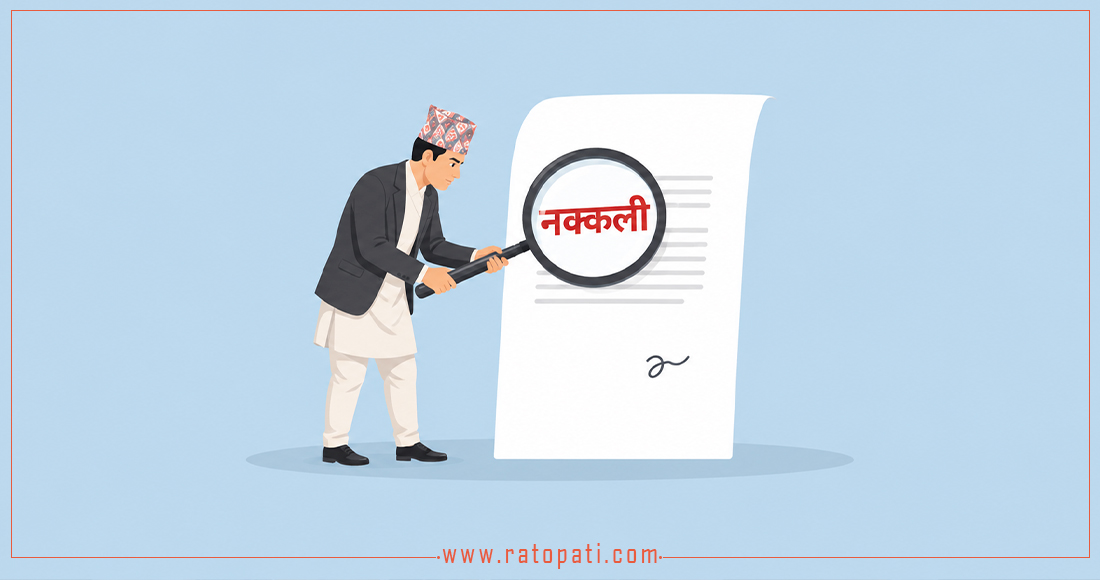 शङ्कास्पद शैक्षिक प्रमाणपत्रहरूमाथि ‘अपरेसन’