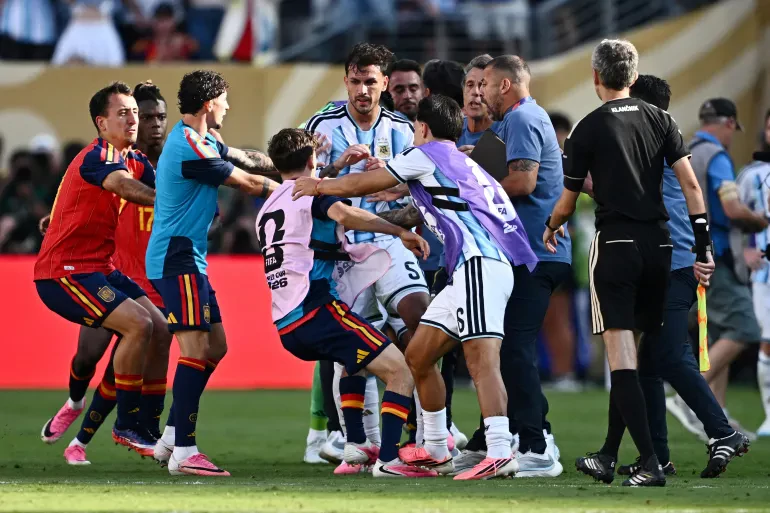FIFA Investigates Post-Match Brawl Between Argentina and Spain Players