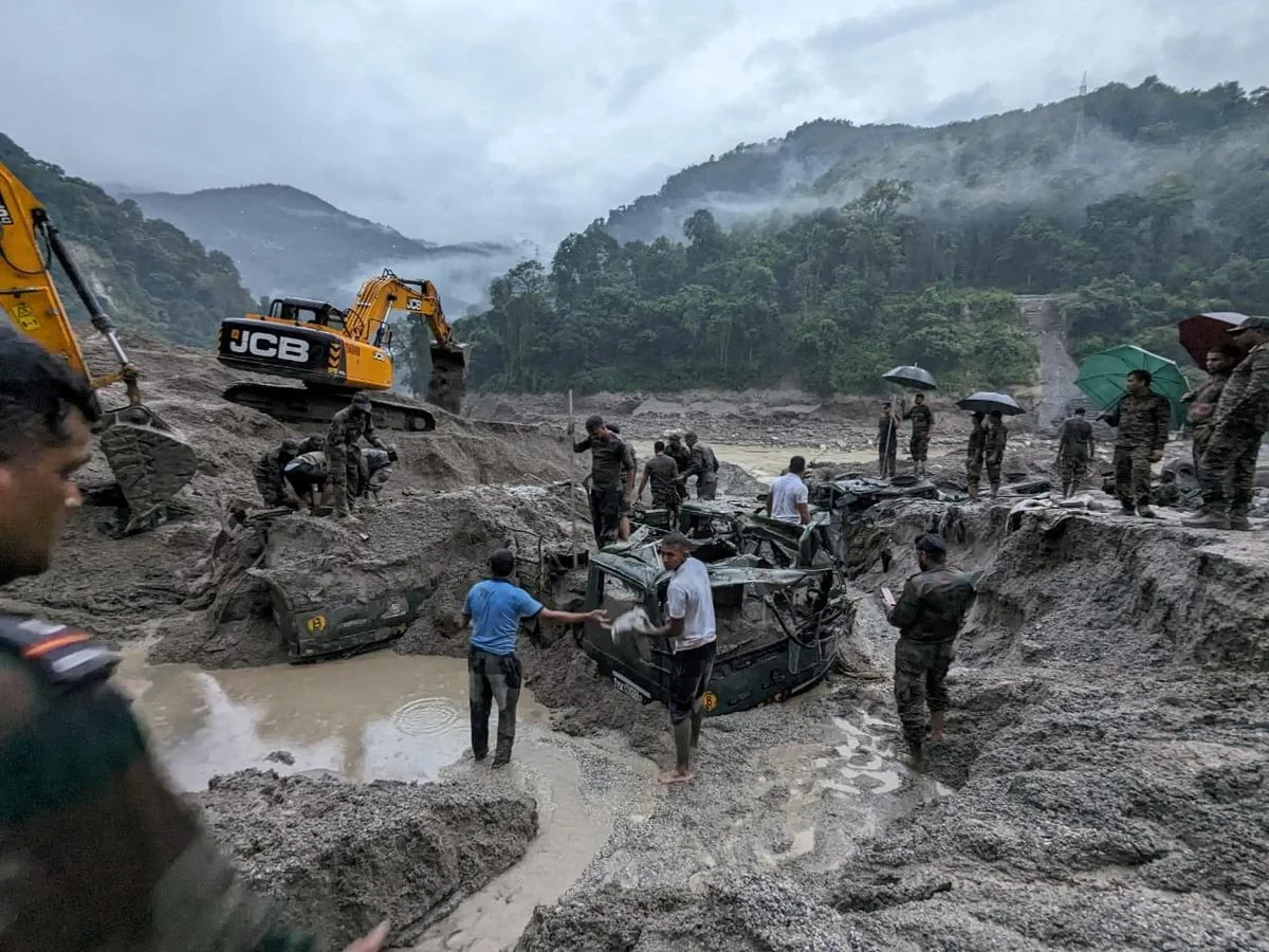 8 Dead, 19 Feared Trapped in Sikkim Tunnel Collapse After Heavy Rainfall