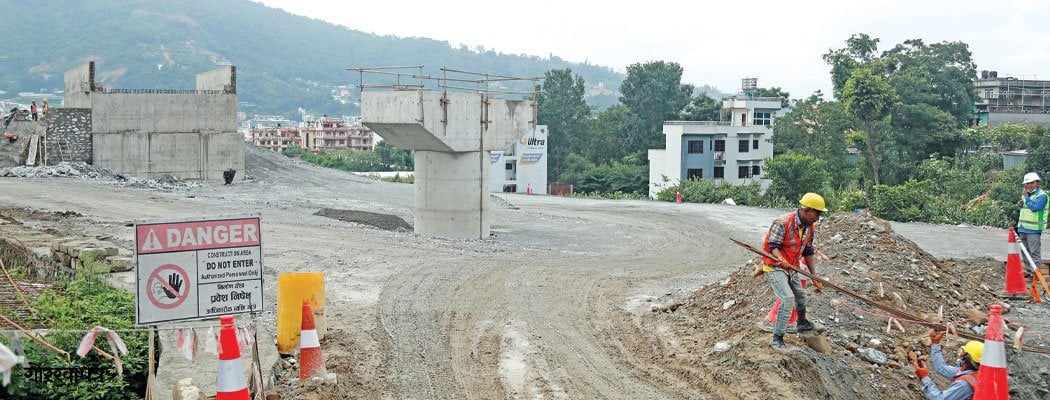 नेपालकै पहिलो ‘फ्लाइओभर’को यसरी भइरहेको छ निर्माण