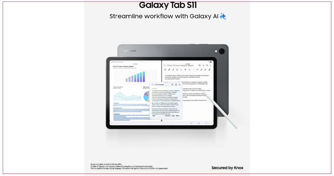 ग्यालेक्सी Tab S11 : क्रिएटिभिटी र प्रोडकटिभिटीको लागि प्रिमियम ट्याब्लेट