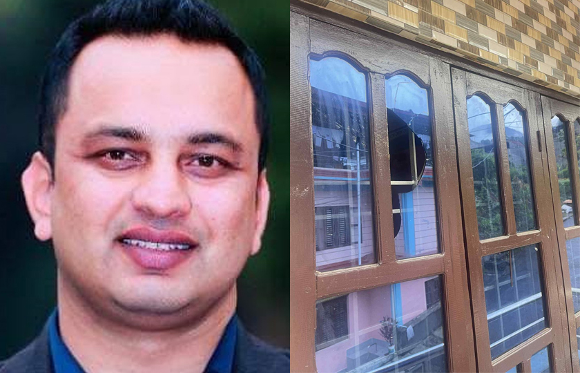   प्रेस चौतारीका अध्यक्ष पाण्डेको घरमा तोडफोड