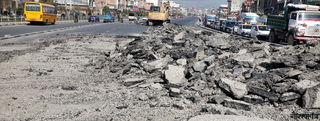 ग्वार्कोमा ‘फ्लाइओभर’को काम सुरु