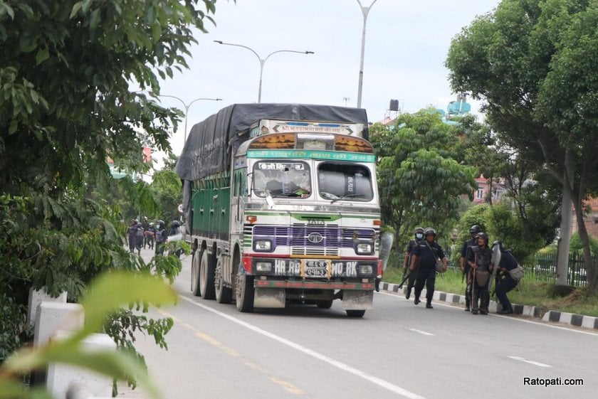 गठ्ठाघर दुर्घटनामा पक्राउ परेका ट्रक चालक कारागार चलान