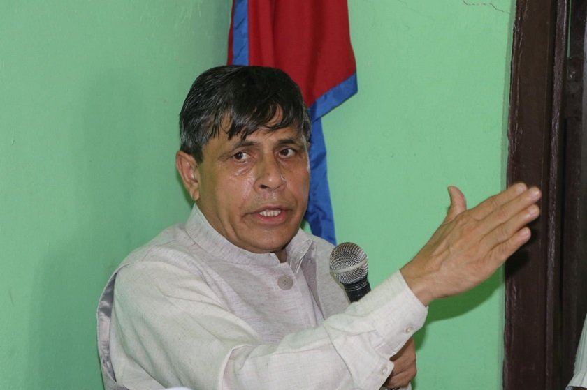पतञ्जलि जग्गा अनियमिततामा माधव नेपालको संलग्नता छैन : घनश्याम भुसाल