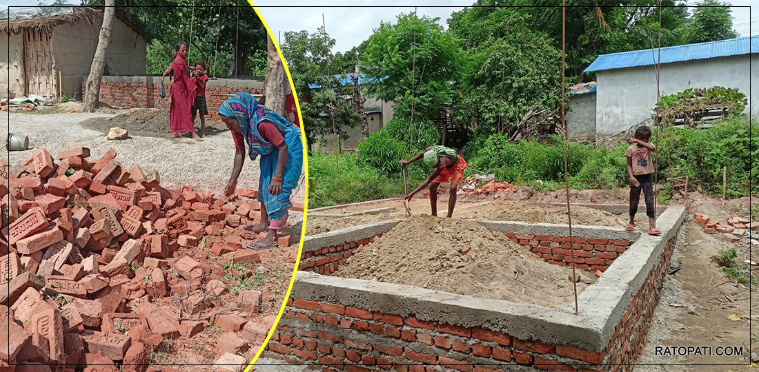   जीतपुरसिमरा उपमहानगरमा दलितहरूको घर निर्माणमा व्यापक अनियमितता