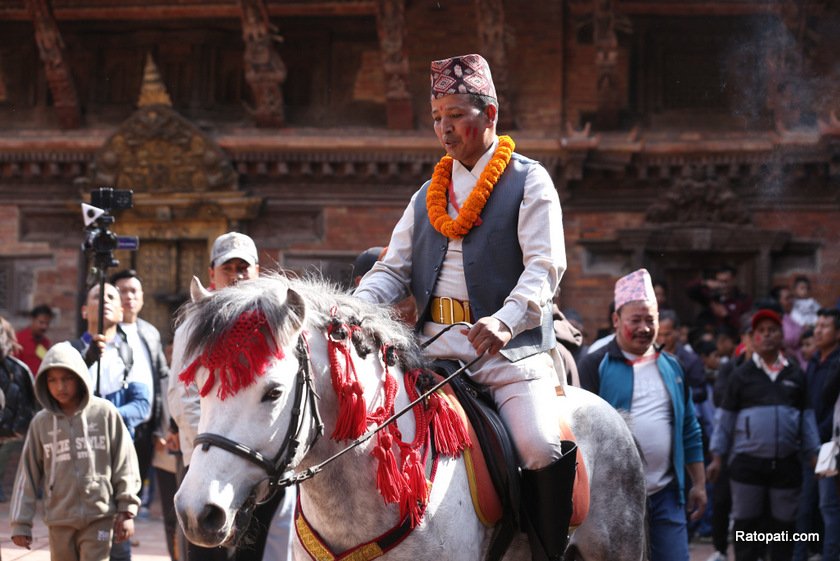   ललितपुरको एकल घोडेजात्रा, तस्बिरमा हेर्नुहोस्