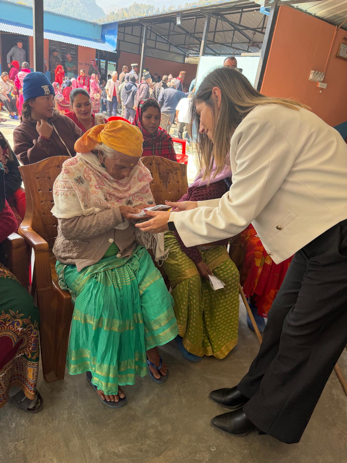 Glasses Handover Ceremony - DCM Janan Bebar