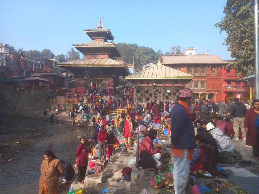 गोकर्णेश्वर उत्तरगयामा श्राद्ध गर्नेको भीड